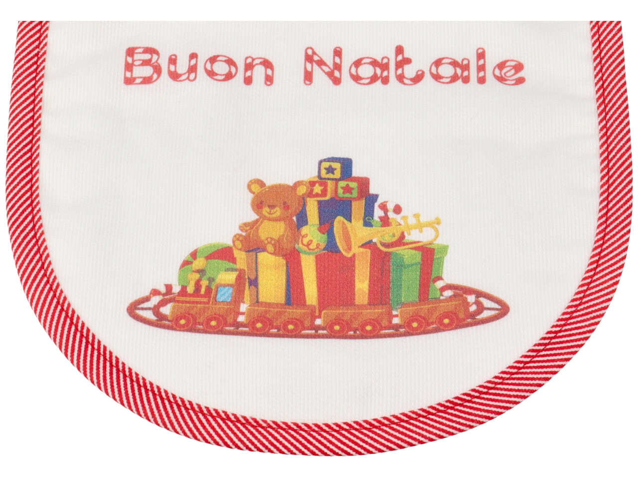 Bavetta natalizia stampata