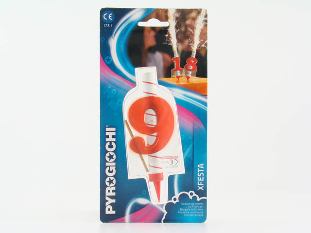 Candela flambe' n° 9 41009