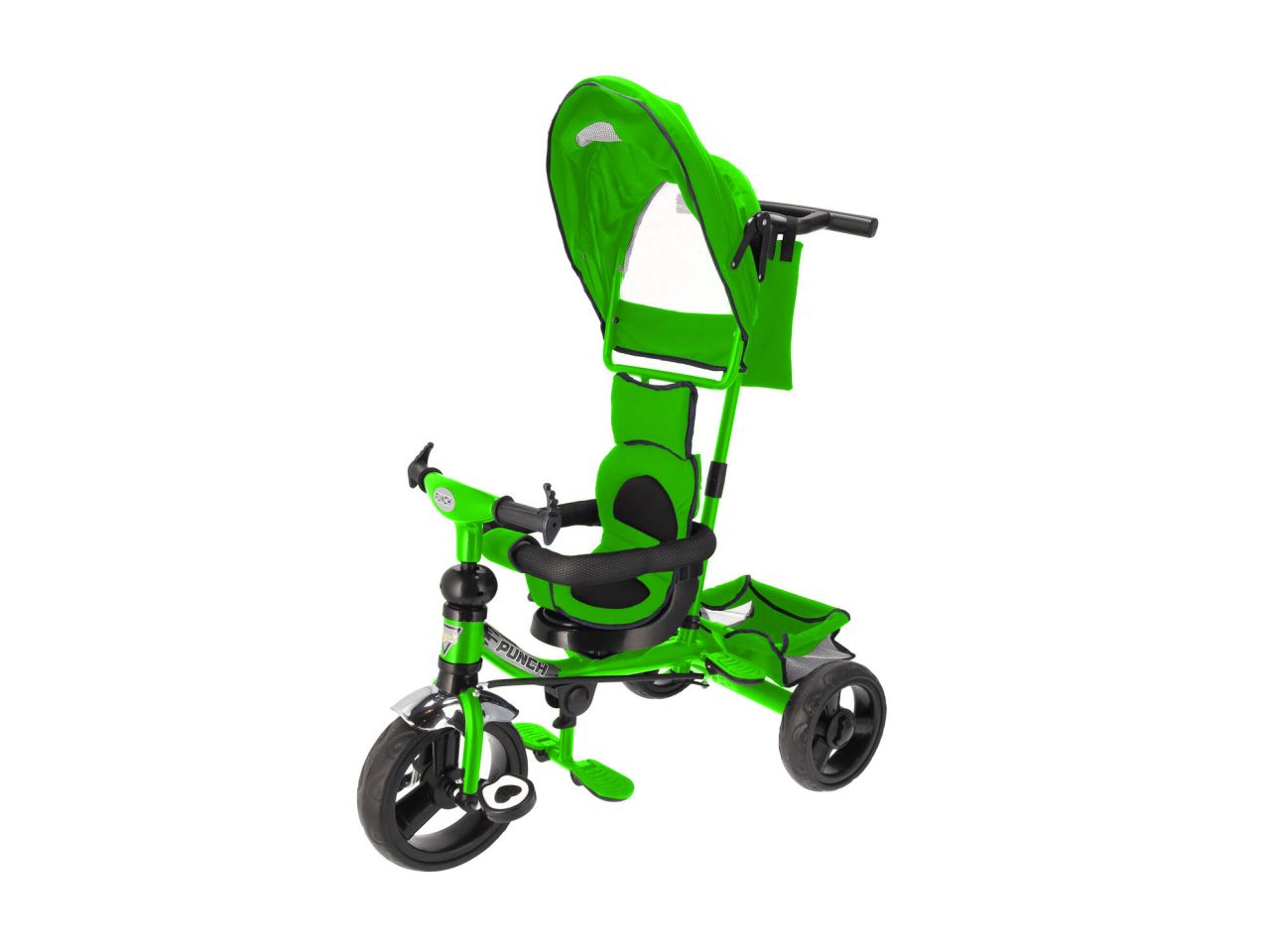 Triciclo in metallo vitamino evo con pedali paras colore verde