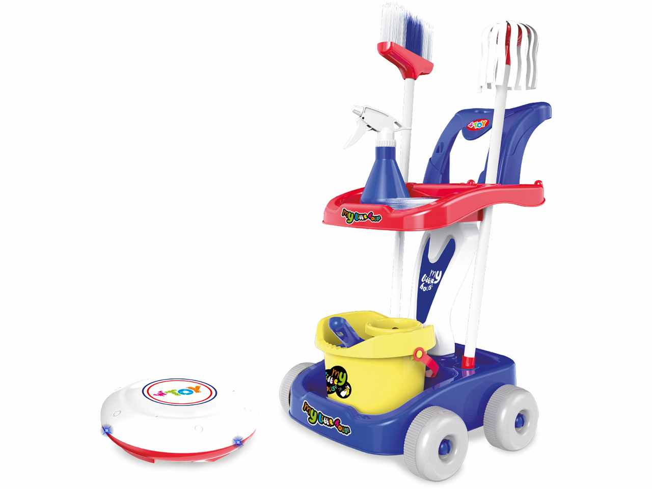 W toys carrello pulizie 50cm c/robot 40641