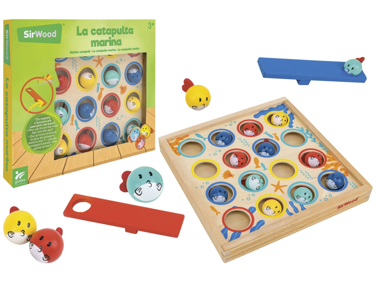 Sirwood gioco pesca in legno