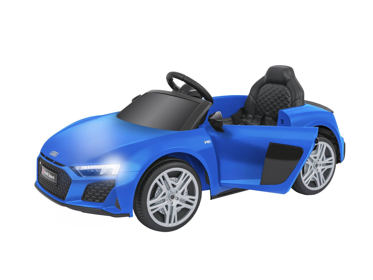 Auto elettrica audi r8 spider blu 12v