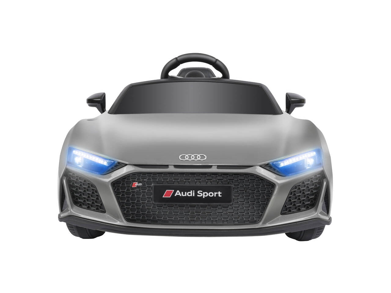 Auto elettrica audi r8 spider grigio 12v 4,5ah