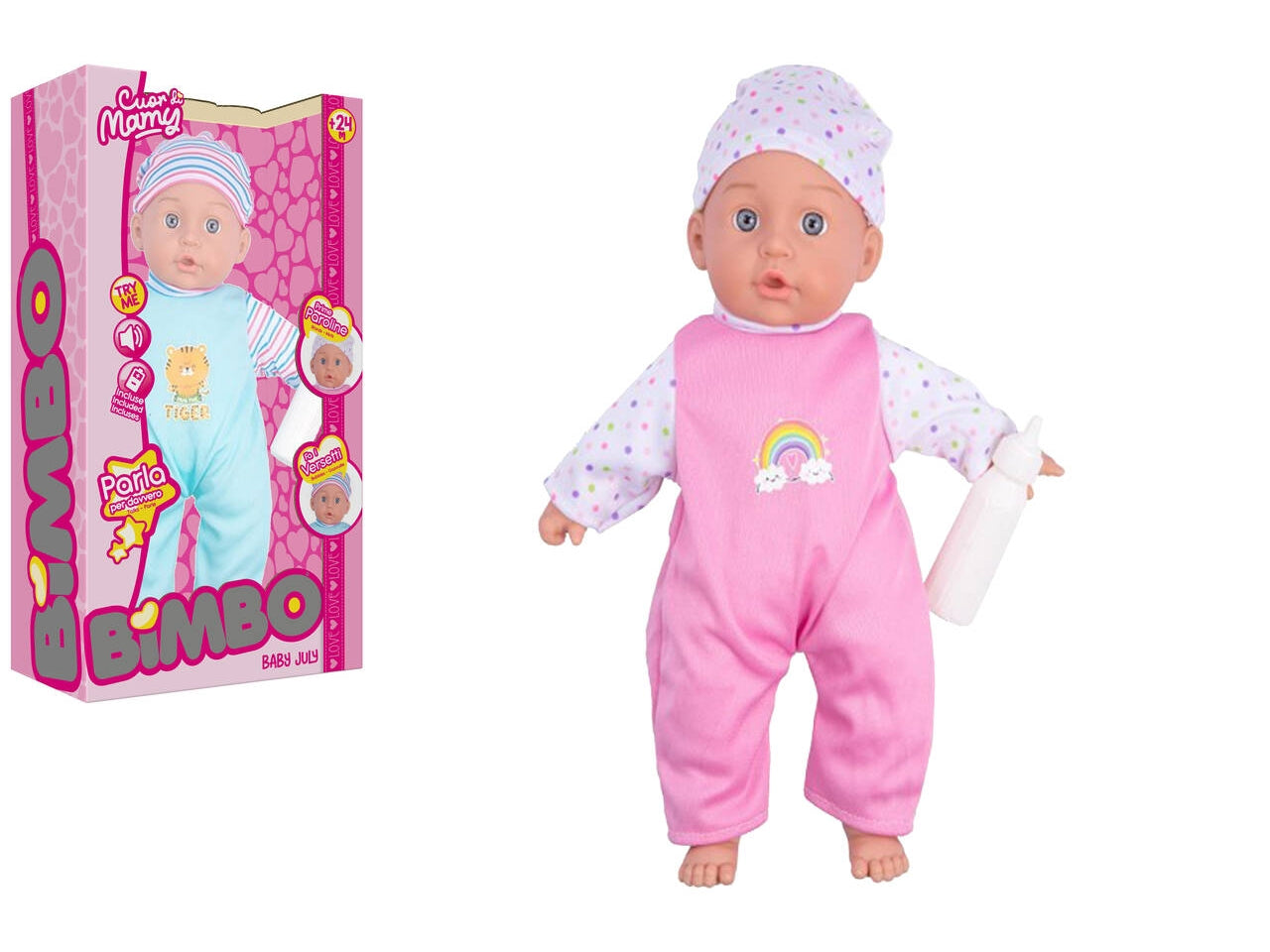 Bimbo bambola 33cm corpo morbido