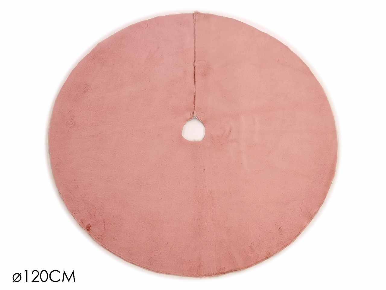 Copribase albero pelo sint. 120cm rosa