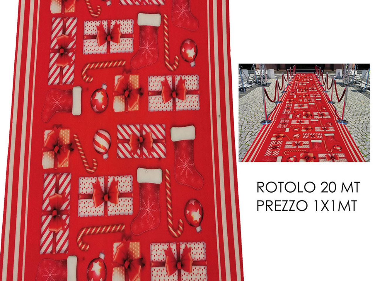 Passatoia klaus gift 1x1 su rotolo misura 20mt