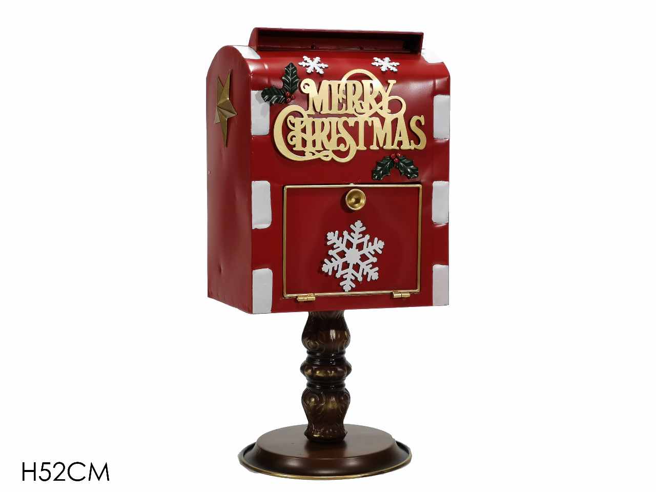 Cassetta portalettere in latta h.52cm