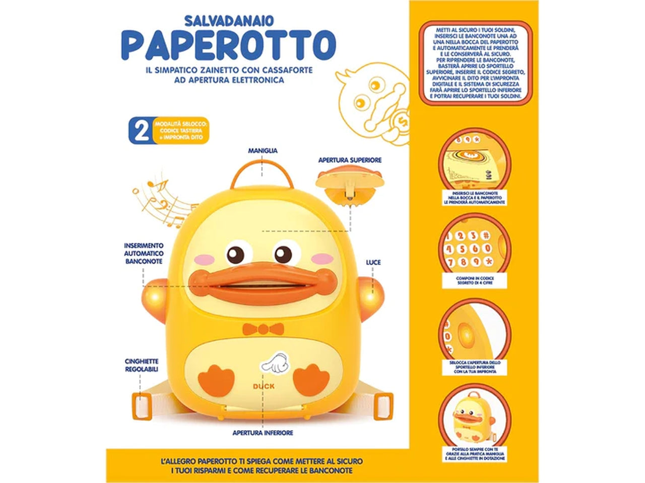 Zainetto portabanconote - disponibile in 2 assortimenti