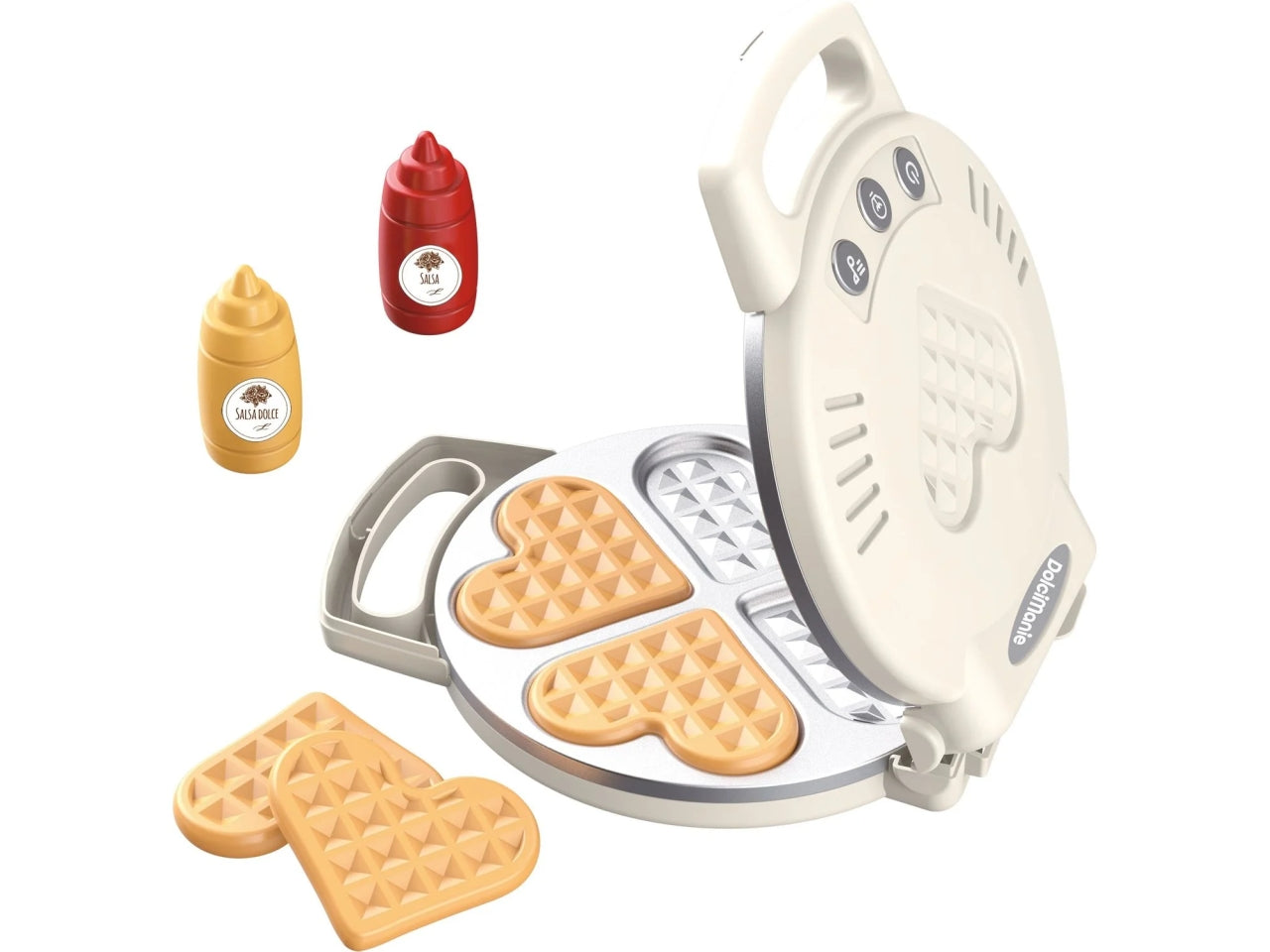 Dolci manie piastra waffle con funzionamento a batteria