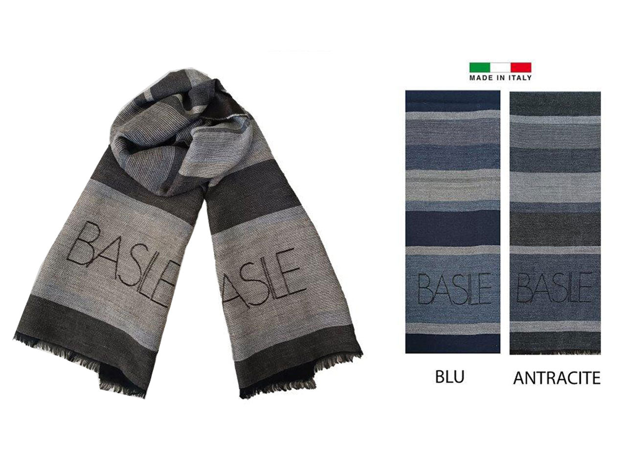 Sciarpa basile antracite