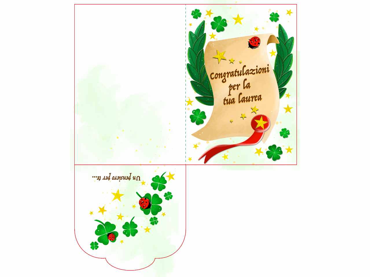 Biglietto Auguri con Busta Complimenti per La Tua Laurea 16,5x11,5cm Biglietto Auguri con Busta Complimenti per La Tua Laurea 16,5x11,5cm