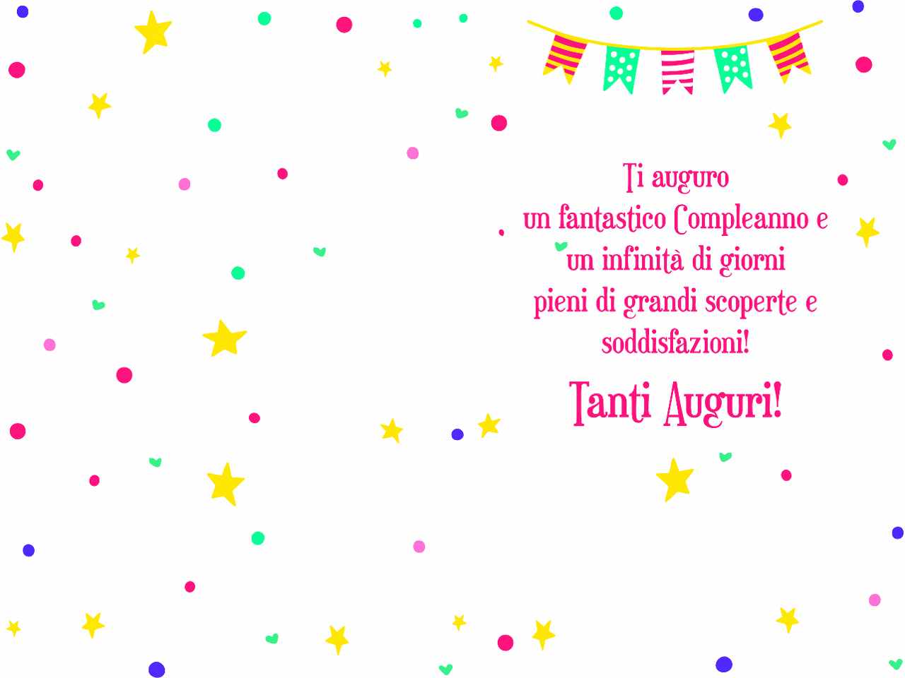 Biglietto auguri buon compleanno 18 anni