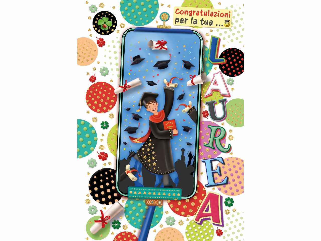 Biglietto auguri per laurea