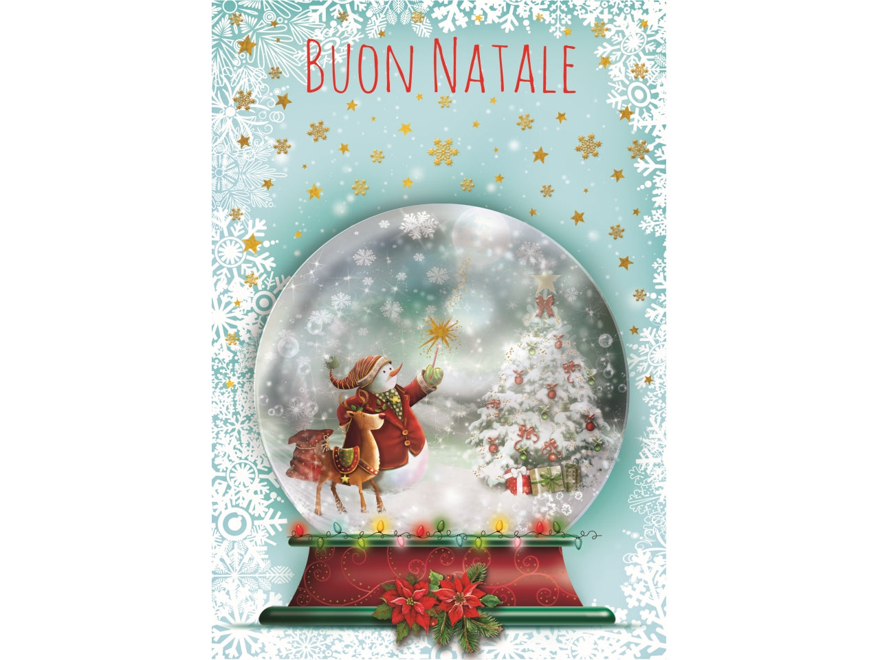 Biglietto portasoldi natalizio