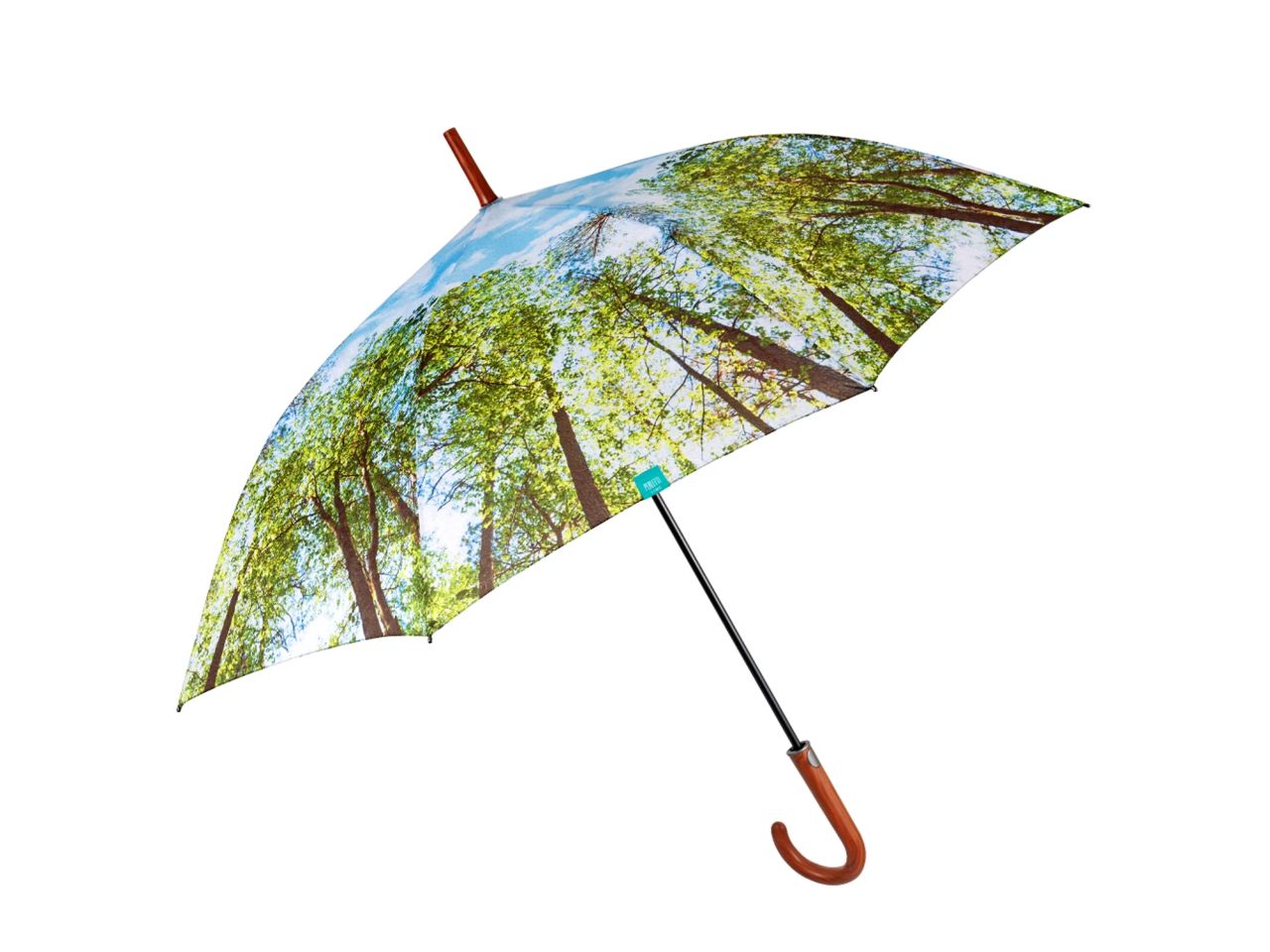 Ombrello da donna con apertura automatica 61/8 fantasia paesaggio perletti