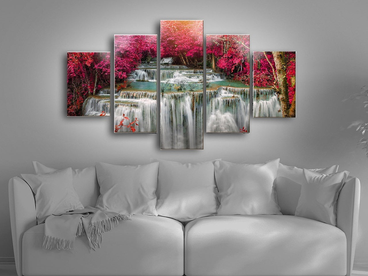 Quadro grande vogue misura 105x160cm cascata