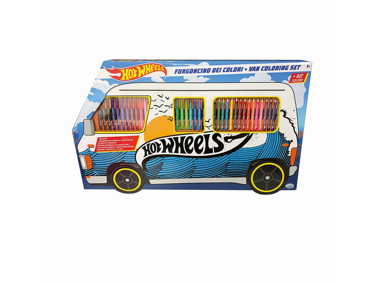 Hot wheels - multicolor furgoncino dei colori