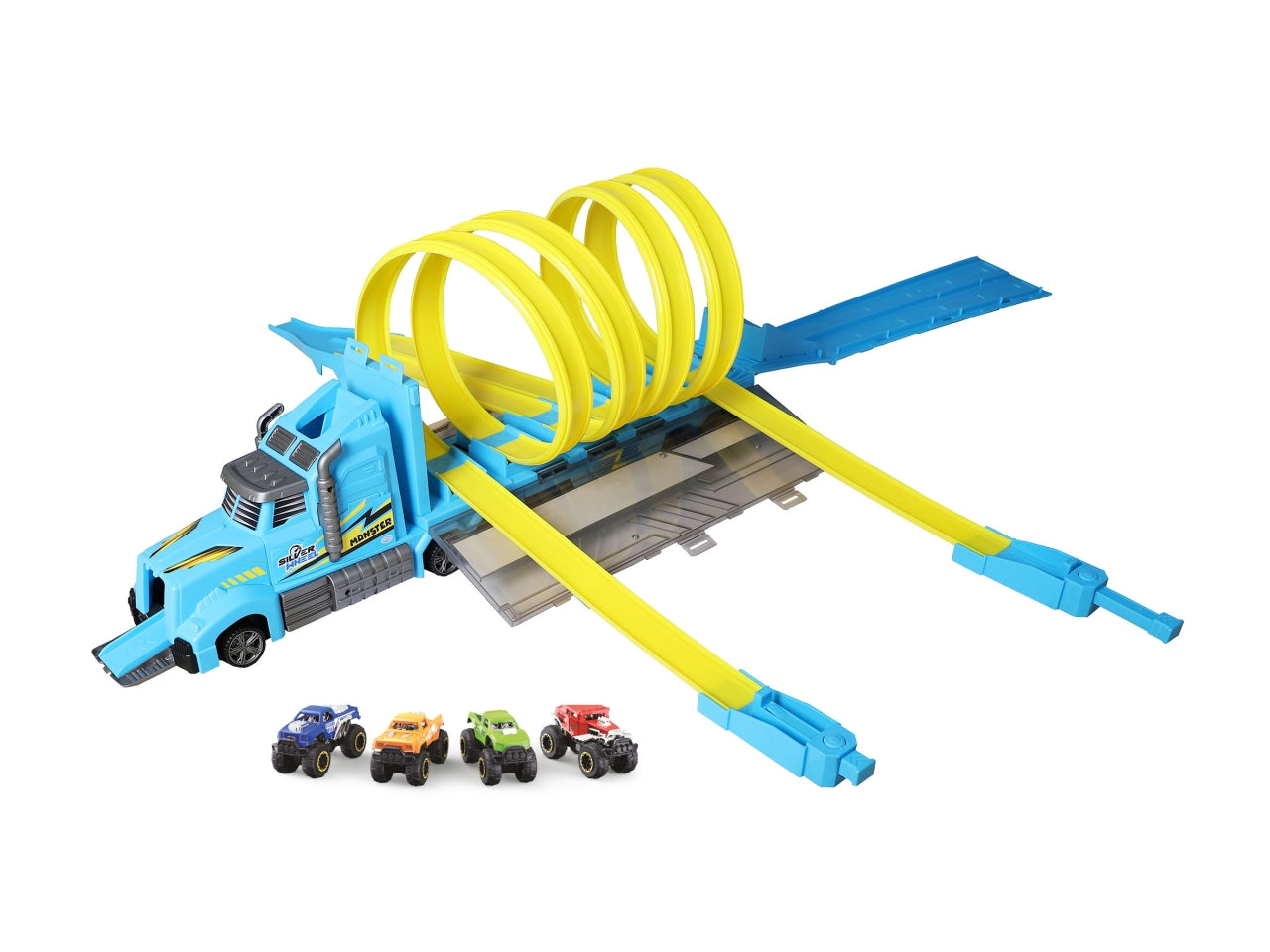 Silver wheel camion trasformabile in pista monster