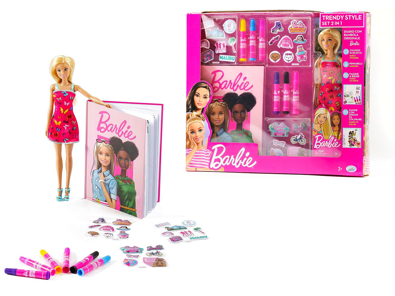 Barbie trendy style set 2 in 1