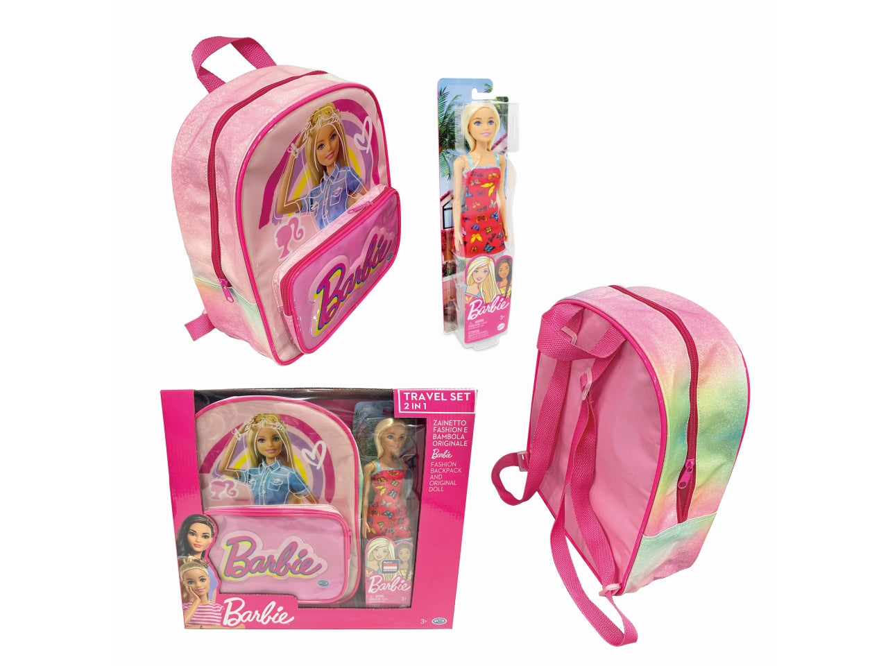 Barbie - travel set 2 in 1