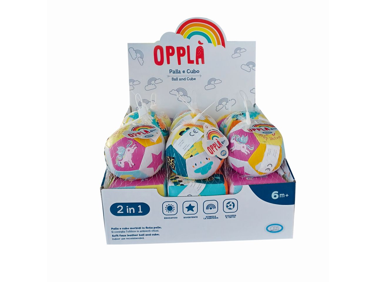 Oppla' - palla e cubo 2 in 1