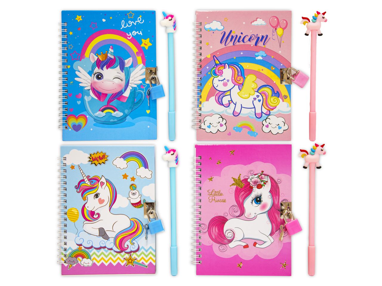 Miss signorina - notebook unicorno con penna