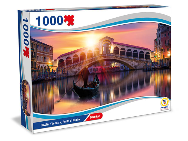 Puzzle italia venezia ponte di rialto 70x50 67023