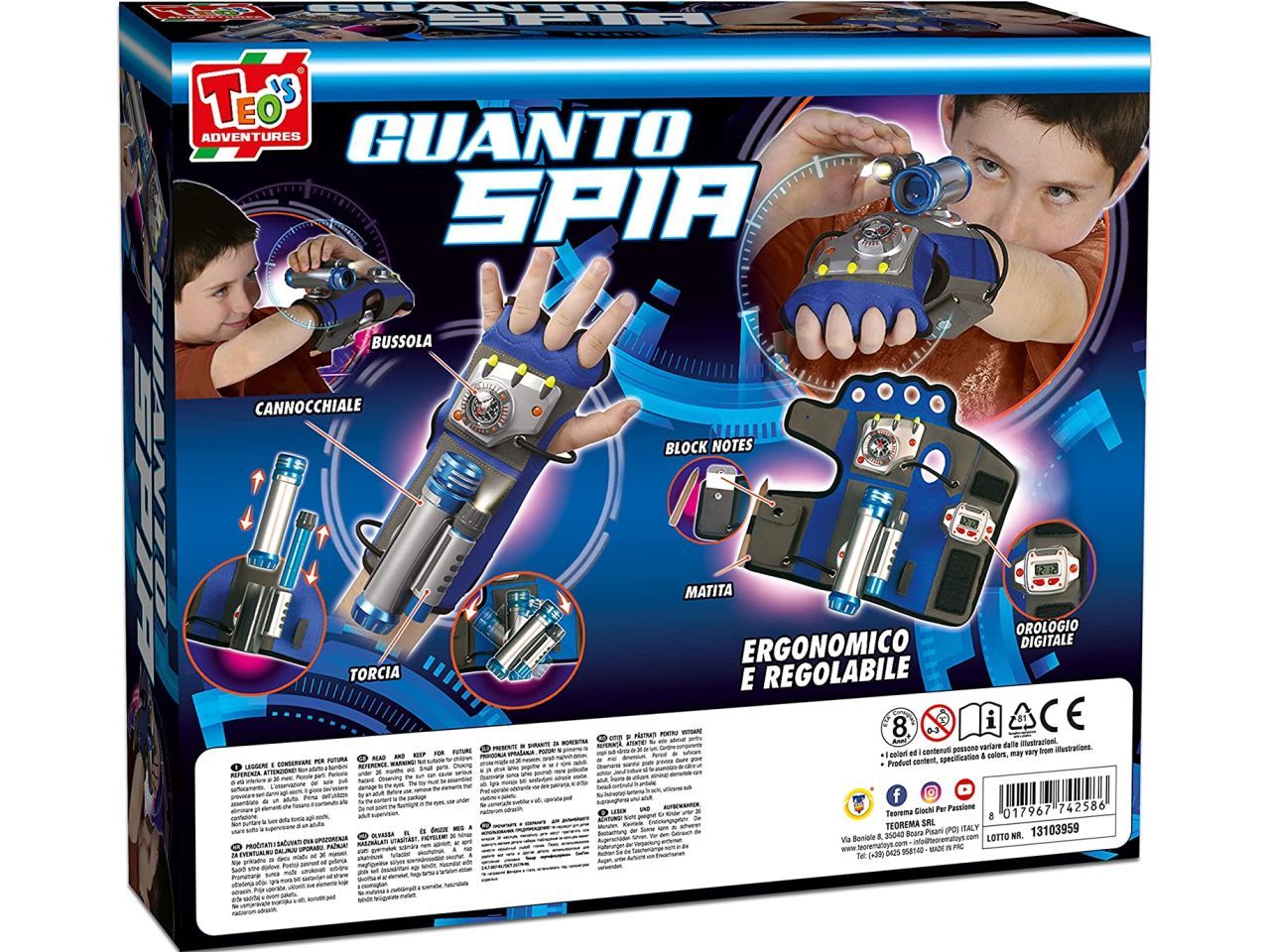 Teo's - guanto spia 7 in 1