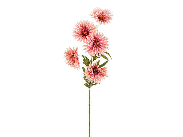 Gerbera x5 75cm rosa a24305