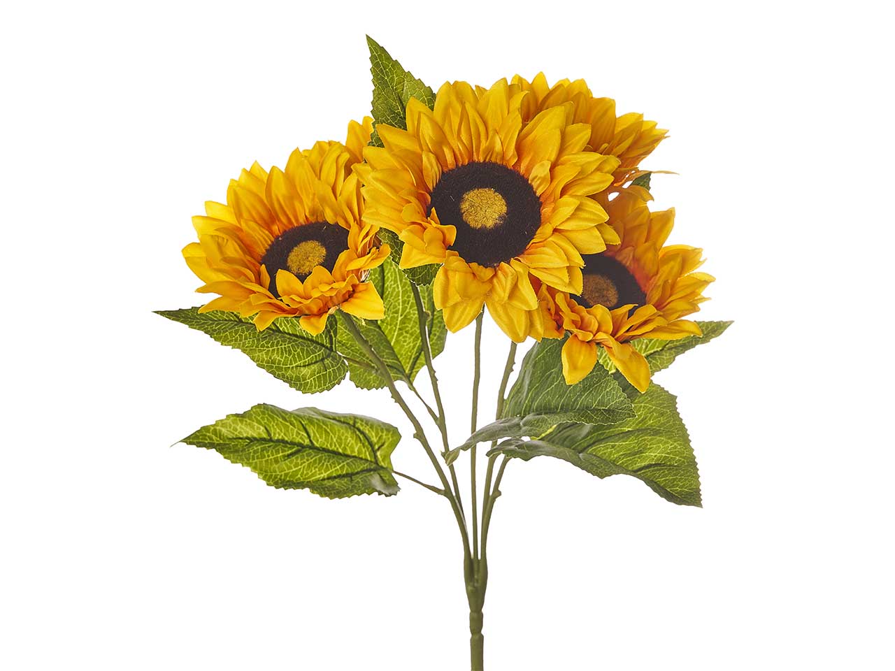 Mazzo di  girasoli x 5 misura h.50cm