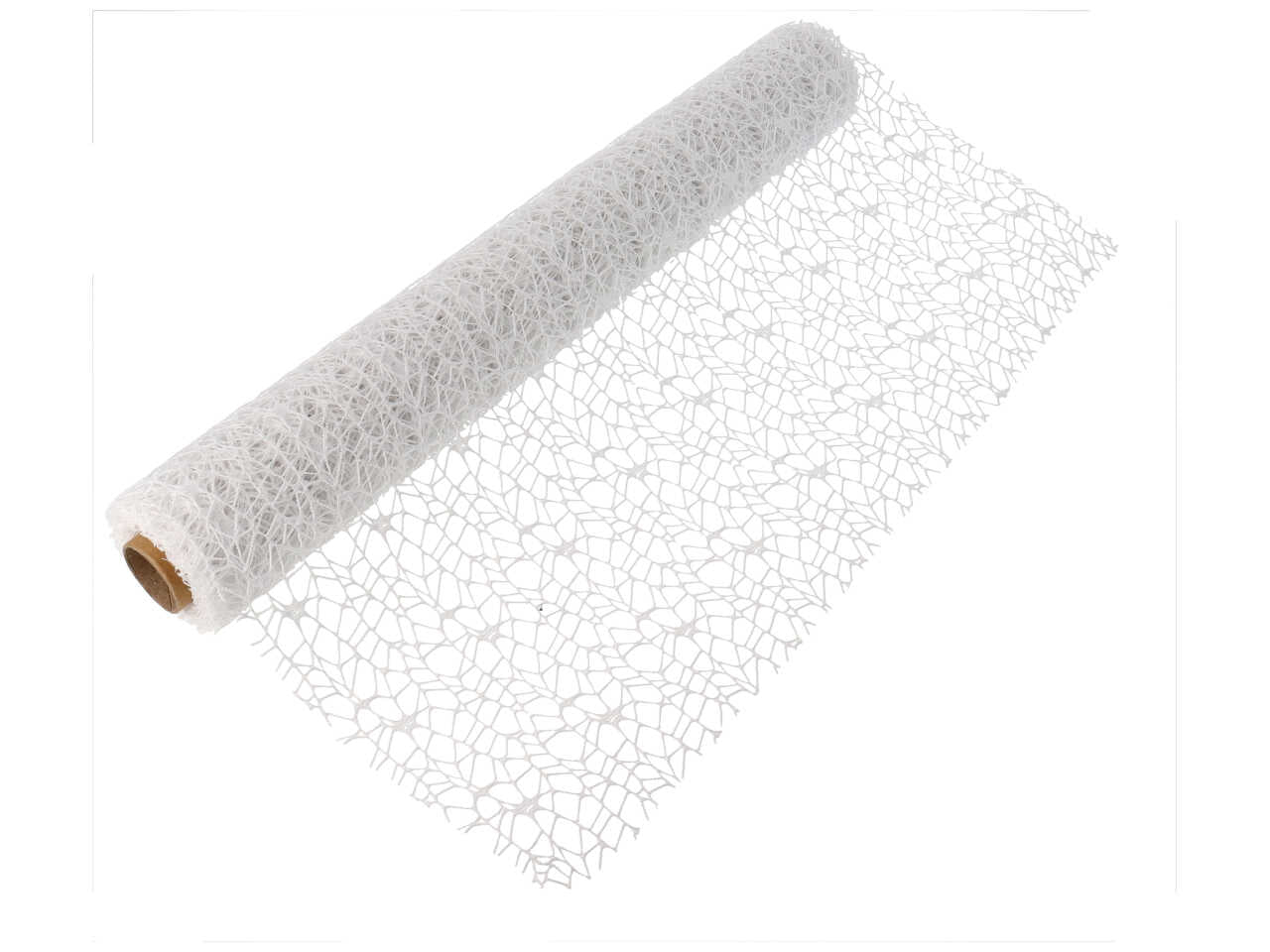 Polycotton net 48x5yard bianco spider