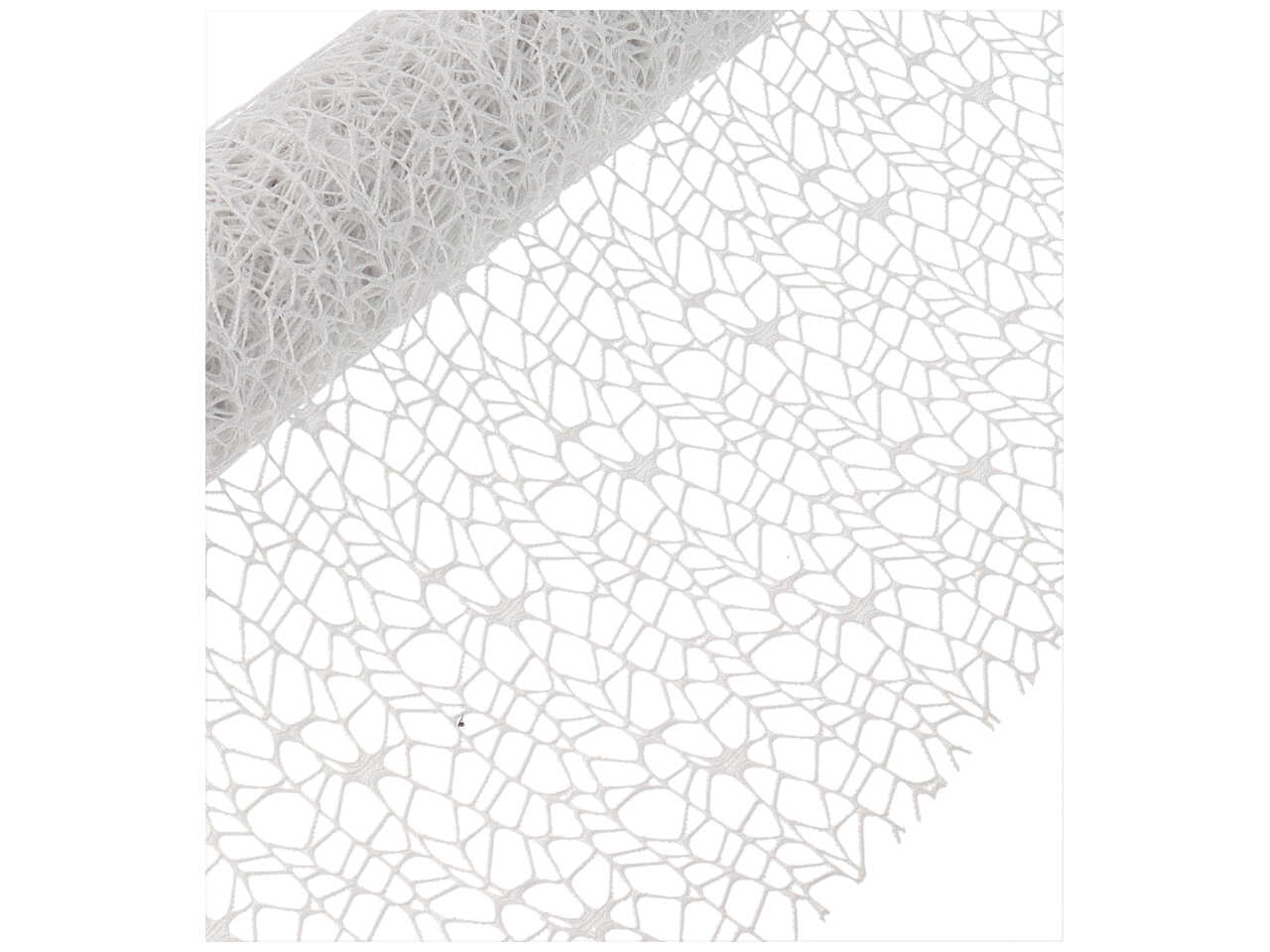 Polycotton net 48x5yard bianco spider