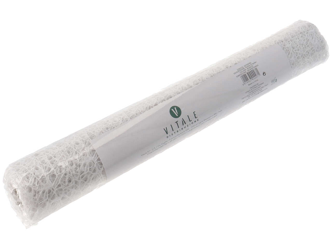 Polycotton net 48x5yard bianco spider