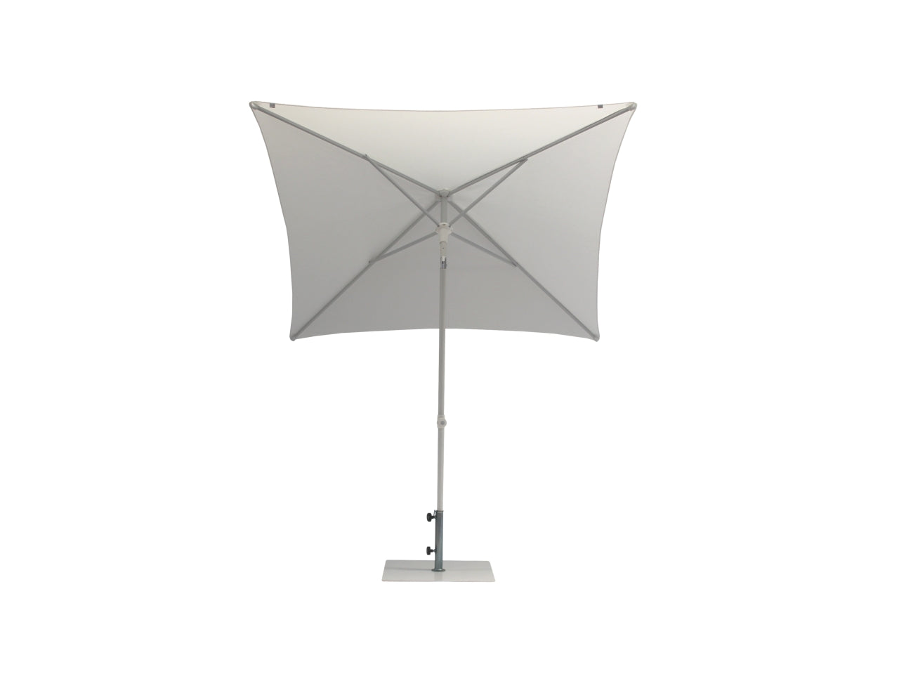 Ombrellone trend ice 38/35 all.2x2m/4 bianco con snodo