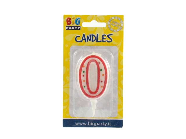 Candelina numerale "0" cc06030