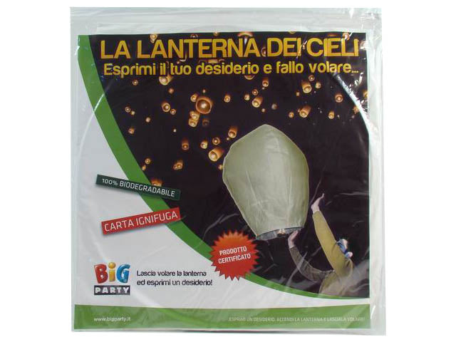 Lanterna dei cieli bianca 100cm 32000