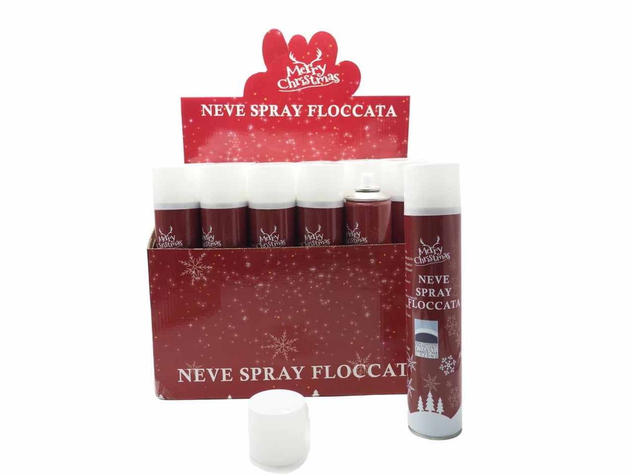 Bottiglia spray con neve floccata 750ml.