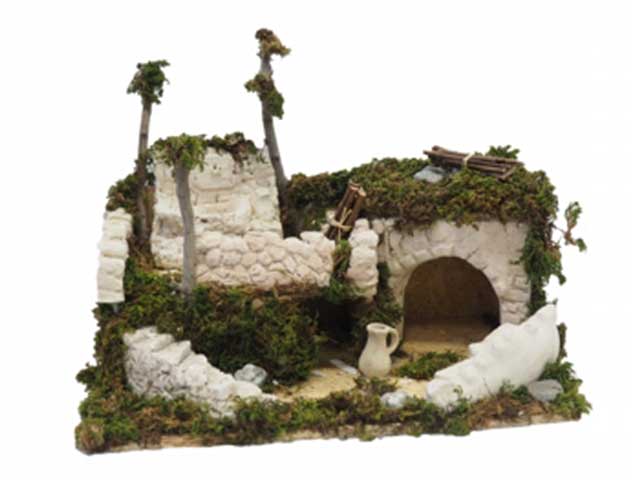 Ambientazione per presepe h.34x30.5x43 cm