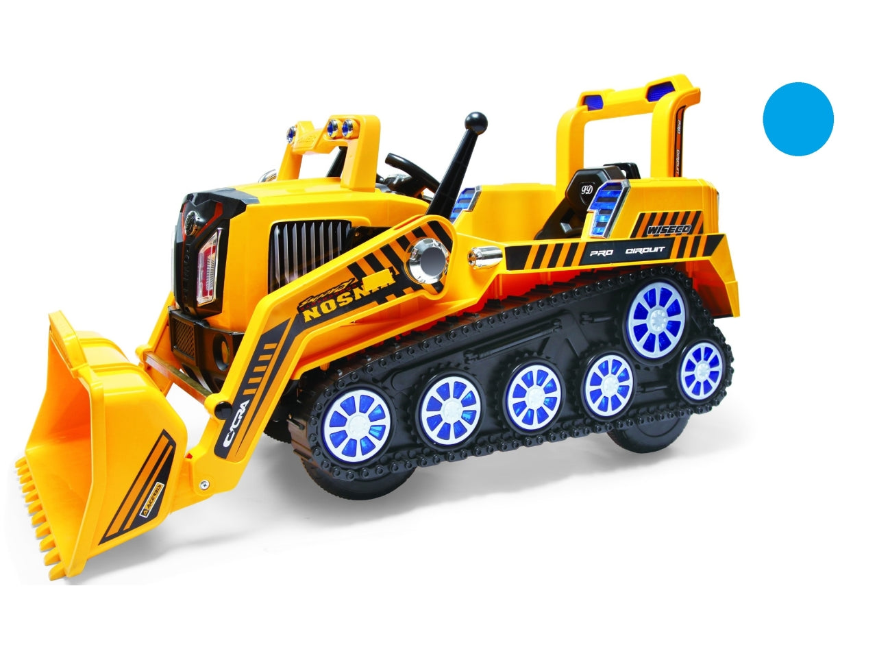 Ruspa radiocomandata cavalcabile