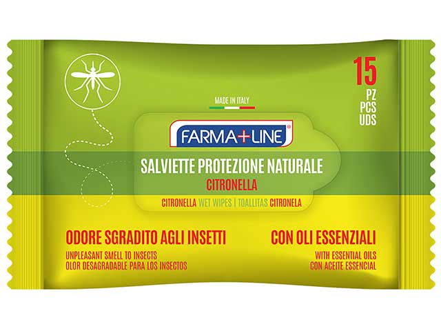 Salviettine antizanzare 15 pezzi sal3449a