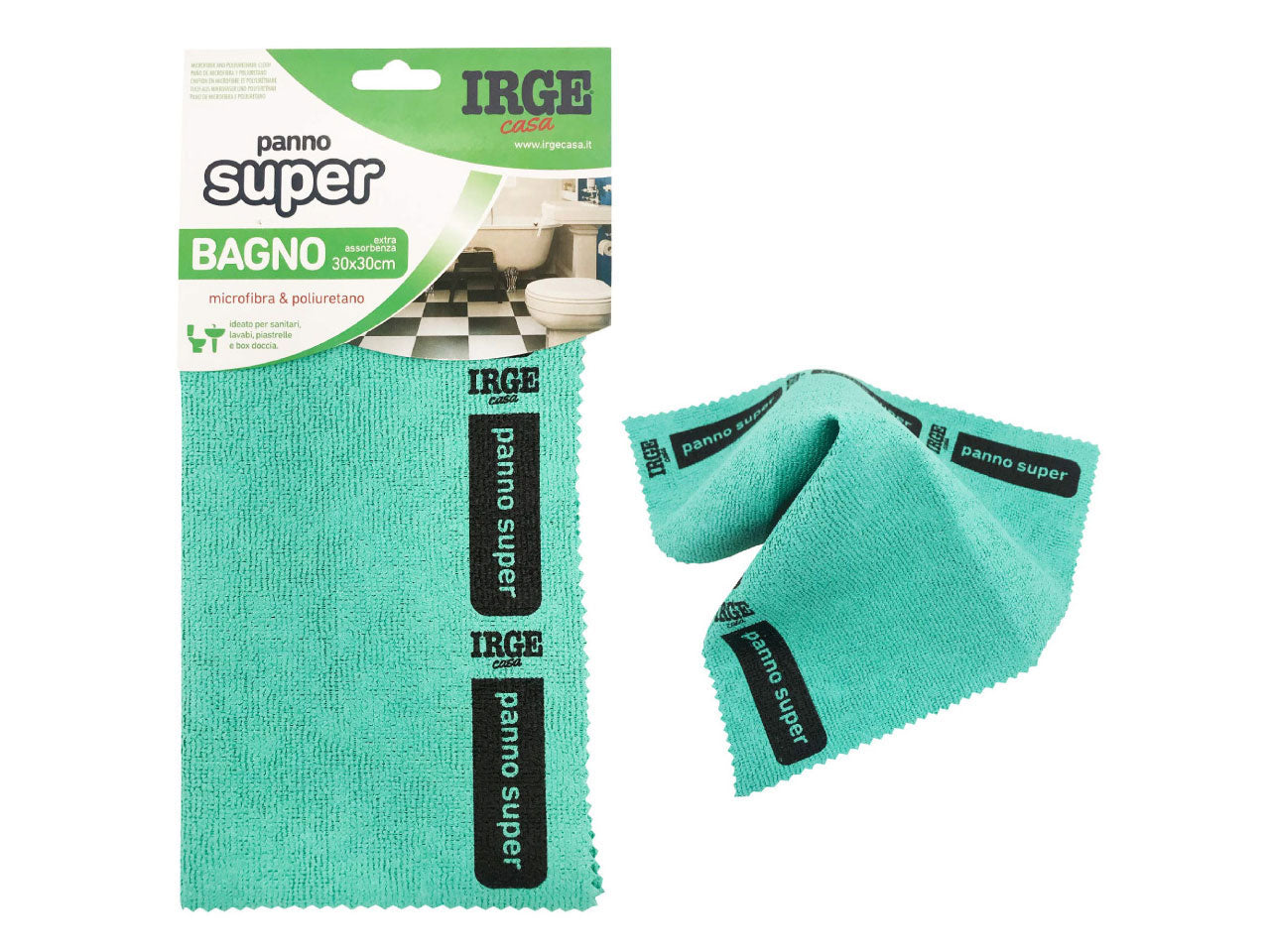 Panno super irge misura 30x30cm bagno