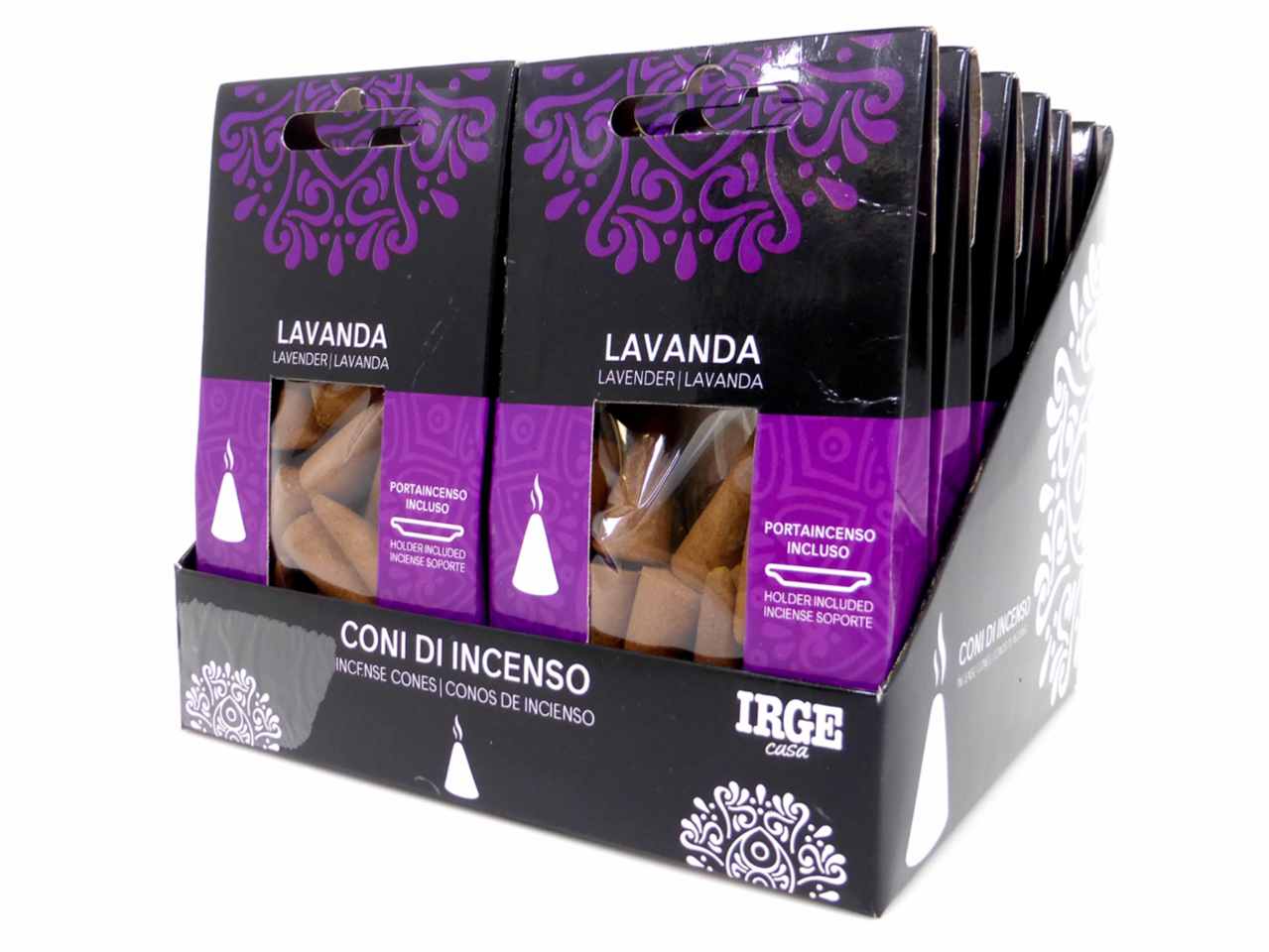 Incenso lavanda 12 pezzi deo4320a