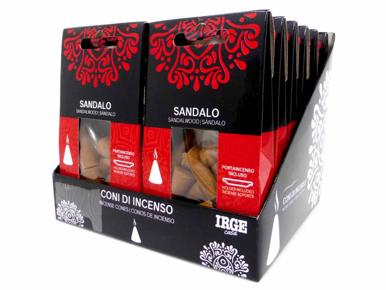 Incenso sandalo 12 pezzi deo4321a