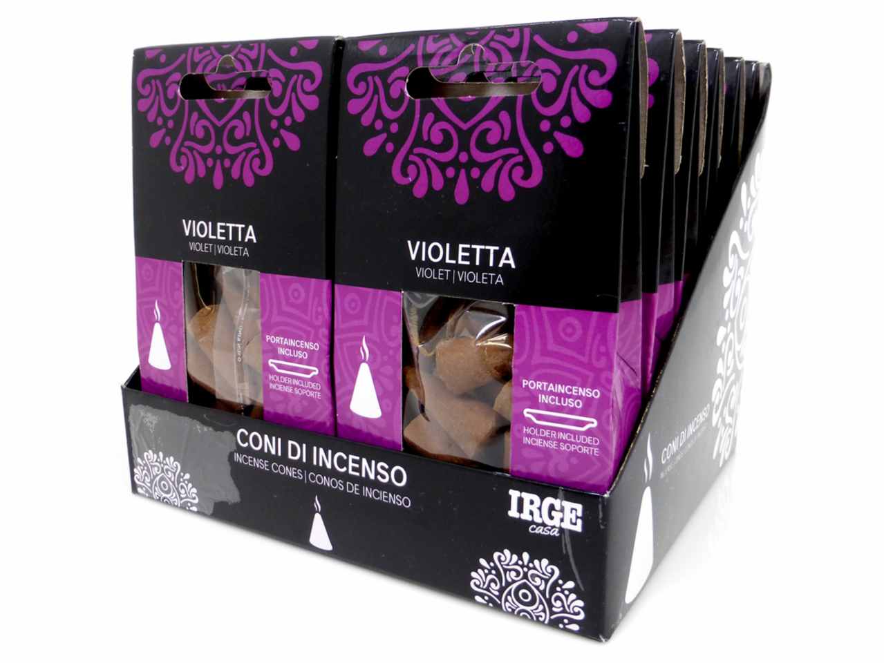 Incenso violetta 12 pezzi deo4329a