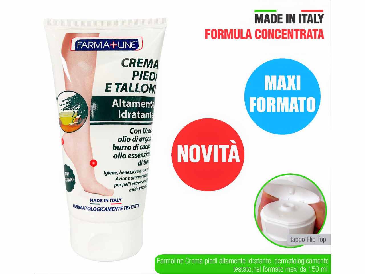 Crema piedi 150ml urea e argan cre5186a