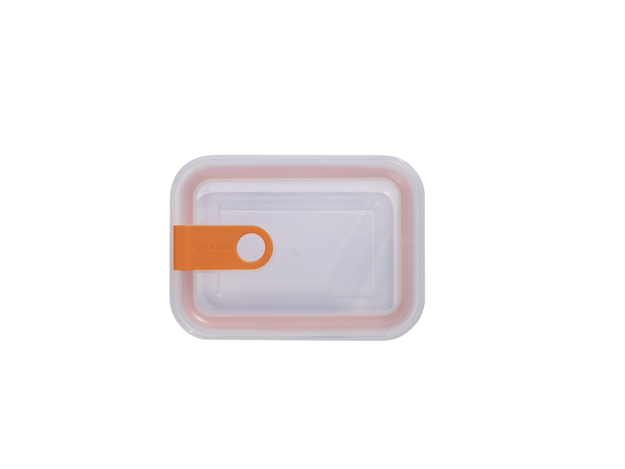 Contenitore rettangolare 0,75l 12,8x17,8xh.7,5cm colore arancio