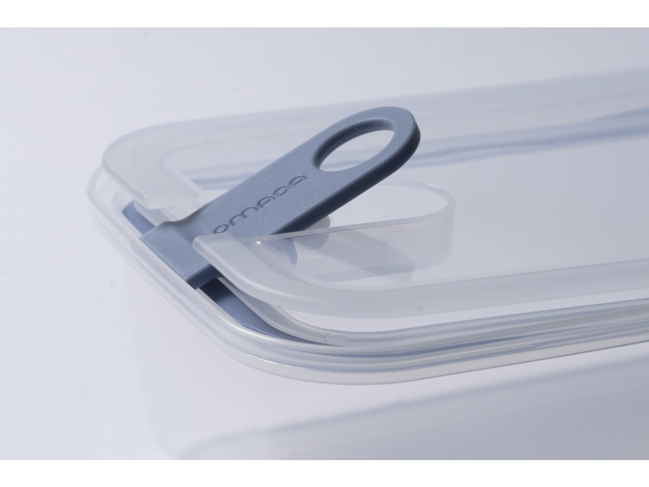 Contenitore rettangolare 0,75l 12,8x17,8xh.7,5cm colore blu avio