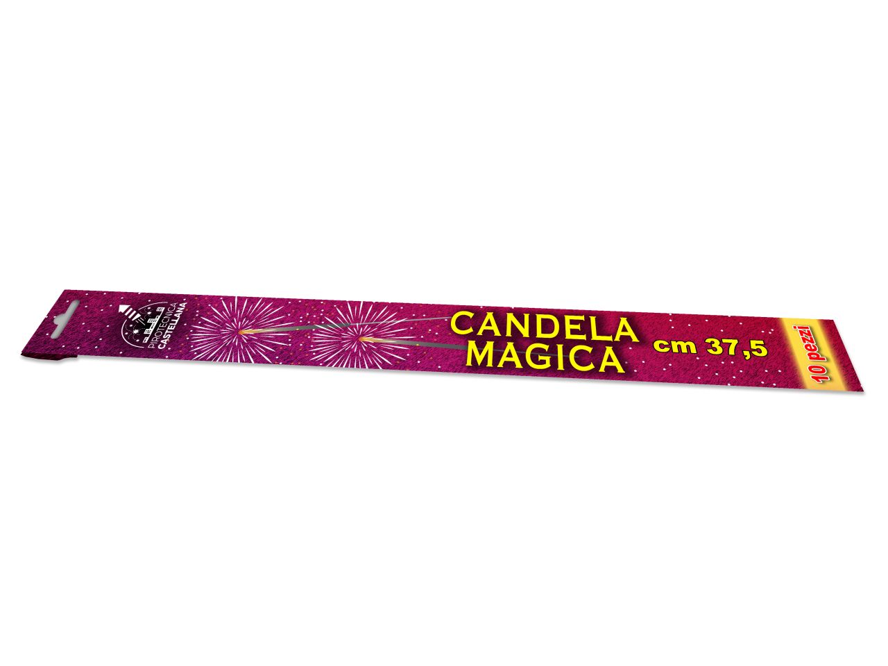 Candela magica misura 37,5cm - la confezione comprende 10 candele
