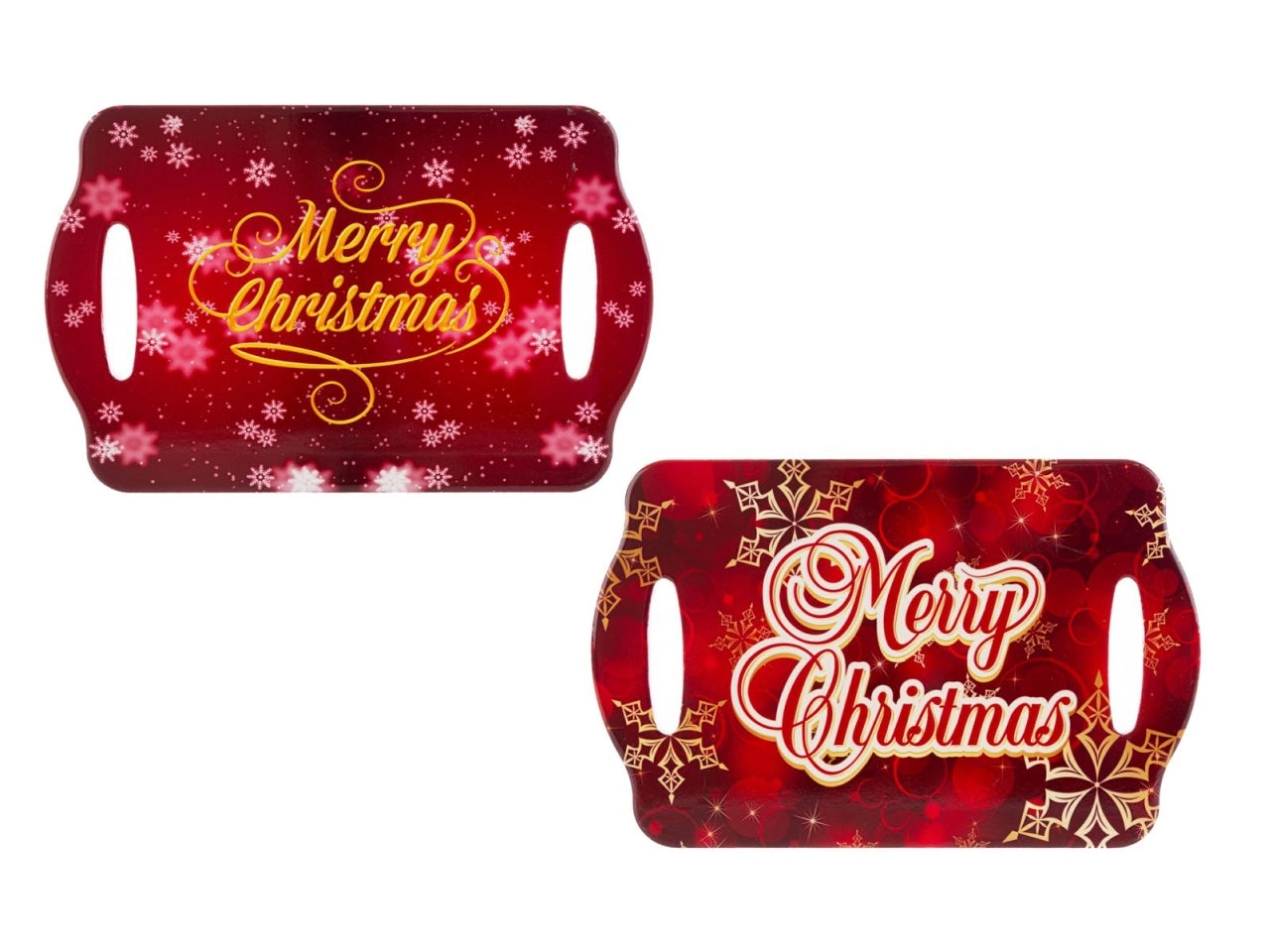 Sottopentola a vassoio in ceramica 2 colori assortiti con sughero antiscivolo 18x28 cm - Le Stelle