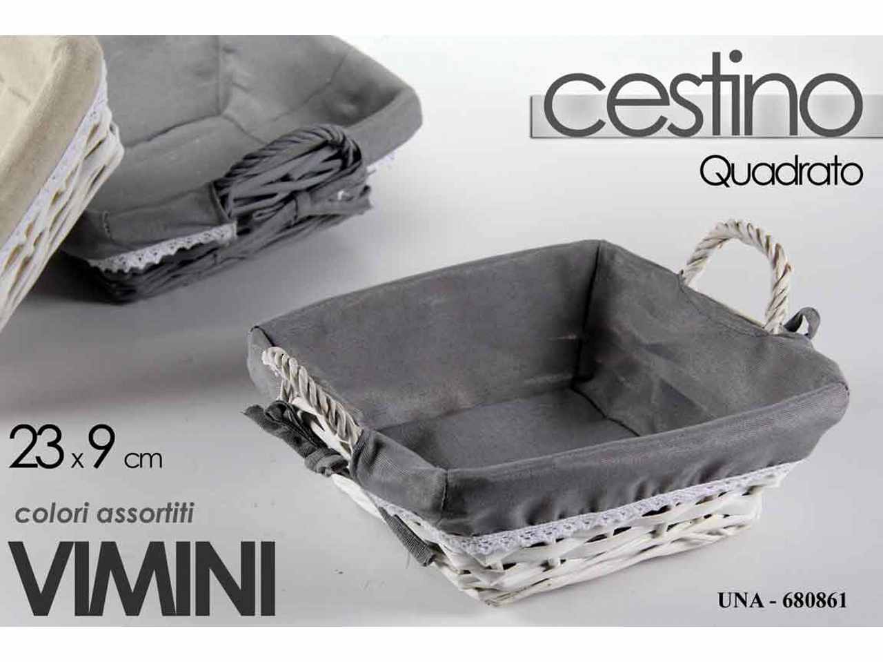 Cestino vimini quad.ass.23x23x9cm680861